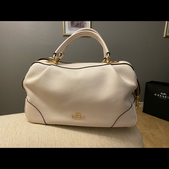 Coach Handbags - Coach Lane Satchel in Chalk 69621